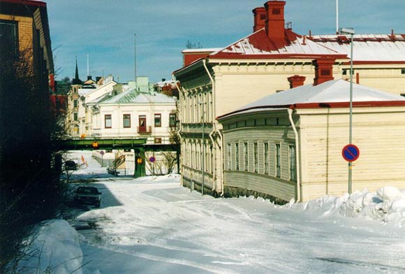 Kyrkogatan at a block called Tigern in Söderhamn